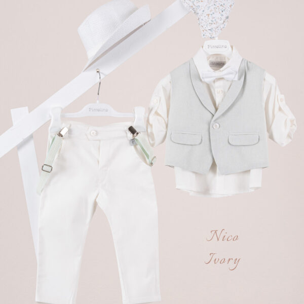 Κοστούμι  Piccolino Nico σε χρώμα Ivory