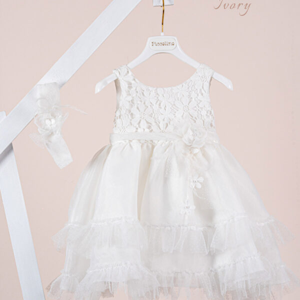 Βαπτιστικό φόρεμα Piccolino Renee Ivory