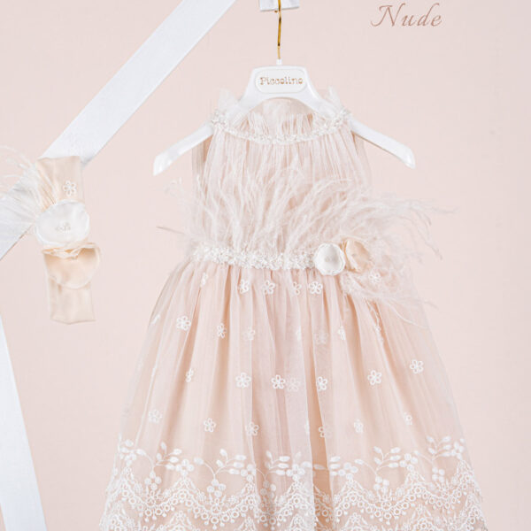Βαπτιστικό φόρεμα Piccolino Melody Nude