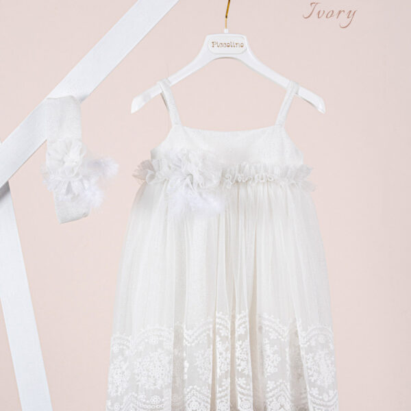 Βαπτιστικό φόρεμα Piccolino Phillipa Ivory