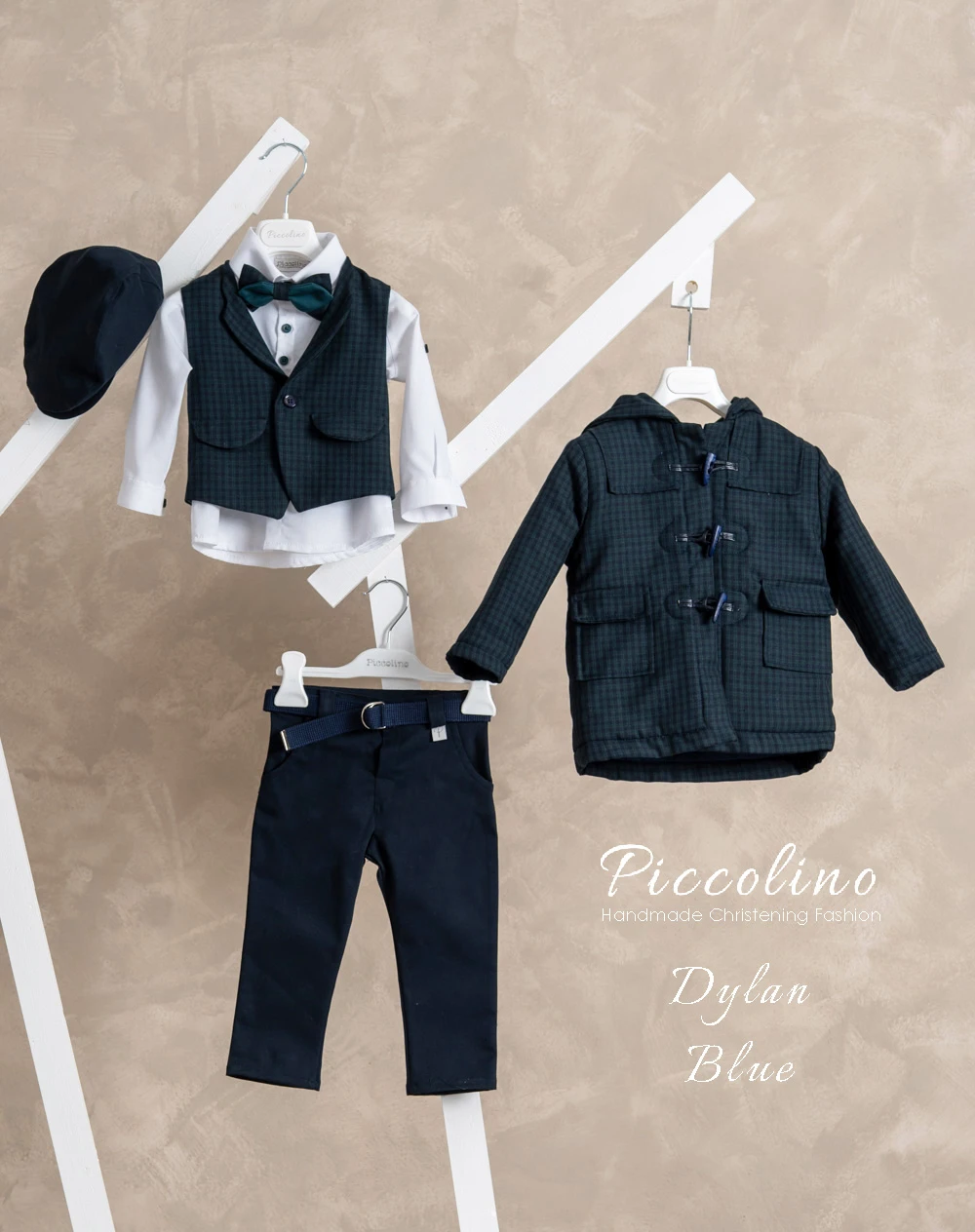 Βαπτιστικό κοστούμι χειμερινό Piccolino DYLAN σε χρώμα BLU