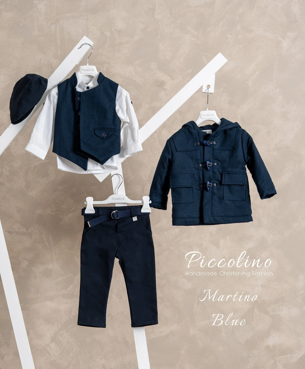 Χειμερινό πακέτο βάπτισης για αγόρι Piccolino PKT-MARTINO-BLUE-KALATHI - Image 2
