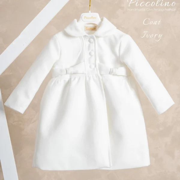 Παλτό βαπτιστικό COAT IVORY