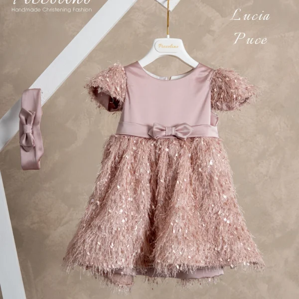 Πακέτο βάπτισης για κορίτσι Piccolino PKT-LUCI PUCE--FUR-VALITSA