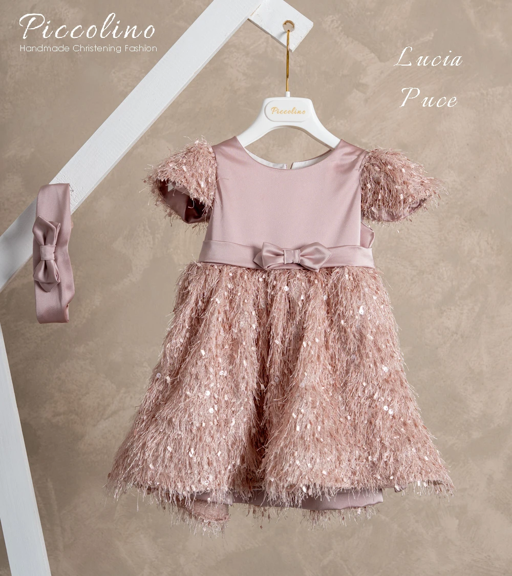 Βαπτιστικό φόρεμα Piccolino Lucia Puce.