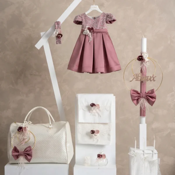 Πακέτο βάπτισης για κορίτσι Piccolino PKT-CARLA-PUCE-TSANTA